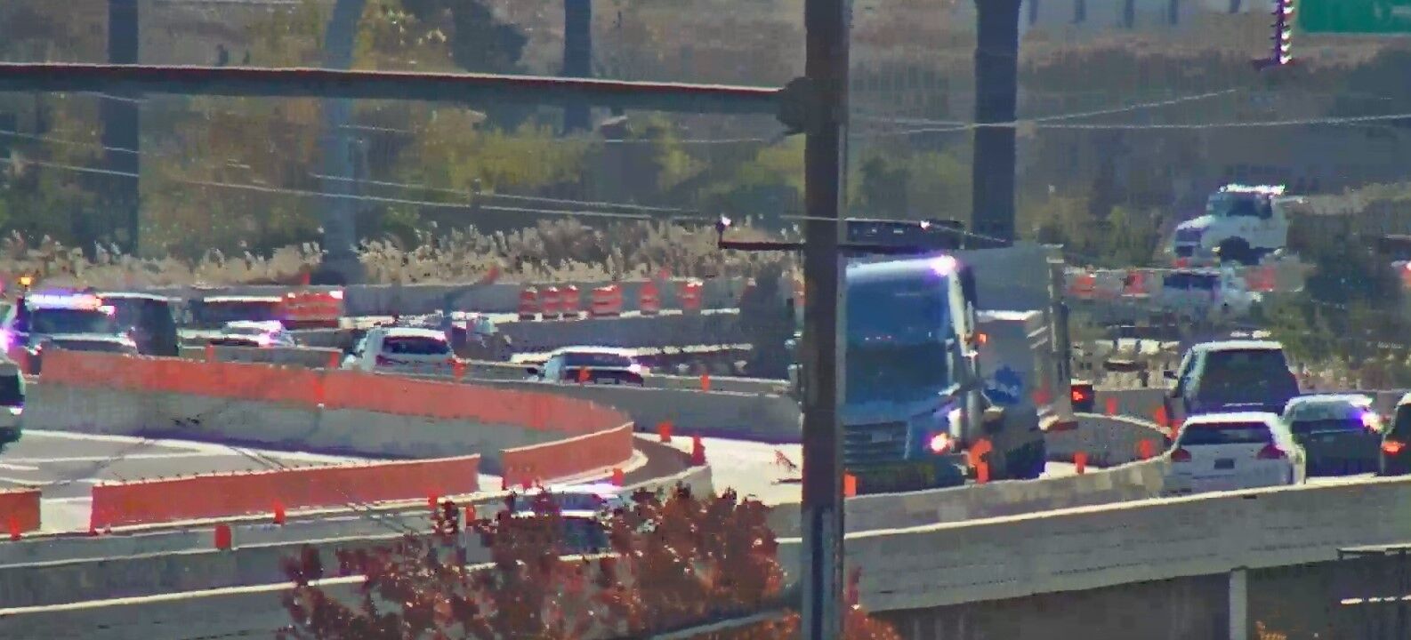 Truck stuck on curve 112321